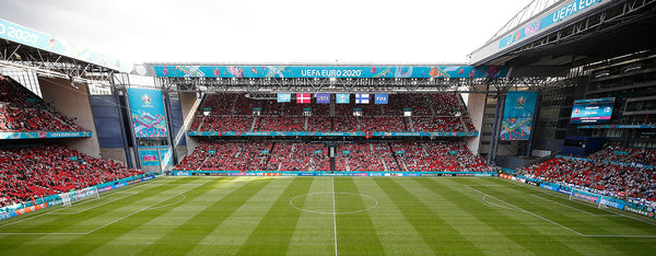 UEFA Euro 2020 tournament played at Copenhagen Parken Stadium 
