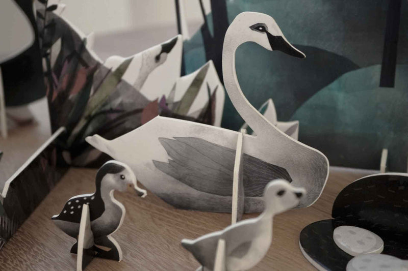 3-Dimensional Puzzle-illustration from The Ugly Duckling - Aviendo Copenhagen 